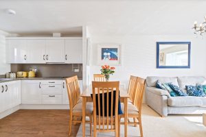 An immaculate two bedroom, two bathroom house – over 55’s only