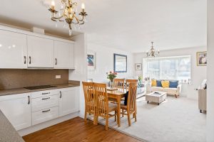 An immaculate two bedroom, two bathroom house – over 55’s only