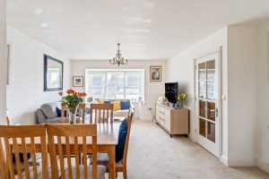 An immaculate two bedroom, two bathroom house – over 55’s only