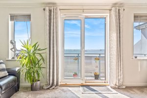 Penthouse beach front apartment with sea views