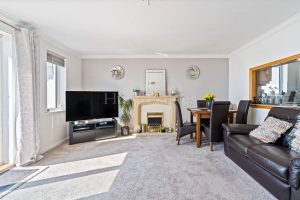 Penthouse beach front apartment with sea views