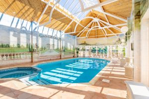 Substantial home with indoor pool
