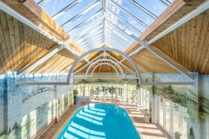 Substantial home with indoor pool