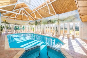 Substantial home with indoor pool