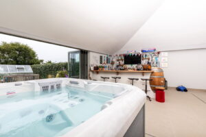 Exceptional Family Home with Indoor Pool, Beautiful Grounds and Views Towards France