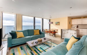Stylish Coastal Apartment with Sea Views