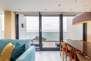 Stylish Coastal Apartment with Sea Views