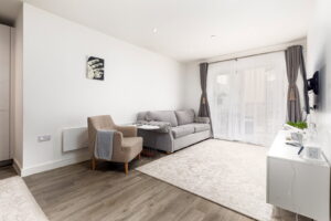 Modern One Bedroom Apartment with Balcony. Westview, St Helier