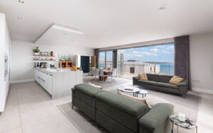Modern Elegant St. Aubin Home with Sea Views and Garaging