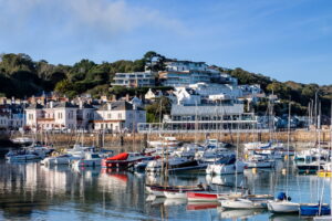 Modern Elegant St. Aubin Home with Sea Views and Garaging