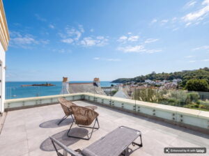 Modern Elegant St. Aubin Home with Sea Views and Garaging