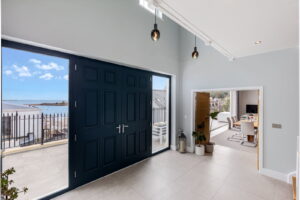 Modern Elegant St. Aubin Home with Sea Views and Garaging