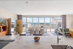 Modern Elegant St. Aubin Home with Sea Views and Garaging