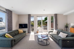 Modern Elegant St. Aubin Home with Sea Views and Garaging