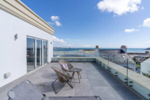 Modern Elegant St. Aubin Home with Sea Views and Garaging